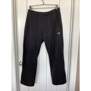 The North Face Men's Fleece Lined Activewear Sweatpants Black Size Large